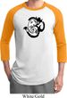 Mens Yoga Shirt Om Mashup Raglan Tee T-Shirt