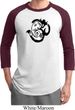 Mens Yoga Shirt Om Mashup Raglan Tee T-Shirt