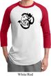 Mens Yoga Shirt Om Mashup Raglan Tee T-Shirt