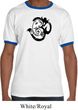 Mens Yoga Shirt Om Mashup Ringer Tee T-Shirt