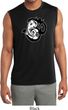 Mens Yoga Shirt Om Mashup Sleeveless Moisture Wicking Tee