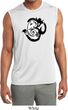 Mens Yoga Shirt Om Mashup Sleeveless Moisture Wicking Tee