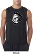 Mens Yoga Shirt Om Mashup Sleeveless Tee T-Shirt