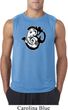 Mens Yoga Shirt Om Mashup Sleeveless Tee T-Shirt