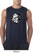 Mens Yoga Shirt Om Mashup Sleeveless Tee T-Shirt