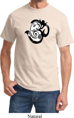Mens Yoga Shirt Om Mashup Tee T-Shirt