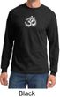 Mens Yoga Shirt OM Tie Dye Long Sleeve Tee T-Shirt