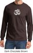 Mens Yoga Shirt OM Tie Dye Long Sleeve Tee T-Shirt