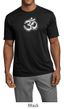 Mens Yoga Shirt OM Tie Dye Moisture Wicking Tee T-Shirt