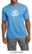 Mens Yoga Shirt OM Tie Dye Moisture Wicking Tee T-Shirt