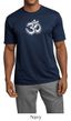 Mens Yoga Shirt OM Tie Dye Moisture Wicking Tee T-Shirt