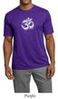 Mens Yoga Shirt OM Tie Dye Moisture Wicking Tee T-Shirt