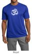 Mens Yoga Shirt OM Tie Dye Moisture Wicking Tee T-Shirt