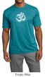 Mens Yoga Shirt OM Tie Dye Moisture Wicking Tee T-Shirt