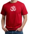Mens Yoga Shirt OM Tie Dye Organic Tee T-Shirt