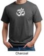 Mens Yoga Shirt OM Tie Dye Organic Tee T-Shirt