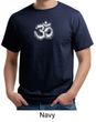 Mens Yoga Shirt OM Tie Dye Organic Tee T-Shirt