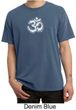 Mens Yoga Shirt OM Tie Dye Pigment Dyed Tee T-Shirt