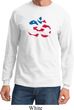 Mens Yoga Shirt Patriotic Om Long Sleeve Tee T-Shirt