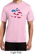 Clearance - Mens Shirt Patriotic Om Moisture Wicking Yoga Tee T-Shirt