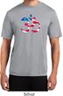Clearance - Mens Shirt Patriotic Om Moisture Wicking Yoga Tee T-Shirt
