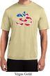 Clearance - Mens Shirt Patriotic Om Moisture Wicking Yoga Tee T-Shirt