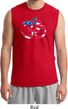 Mens Yoga Shirt Patriotic Om Muscle Tee T-Shirt