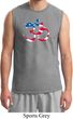 Mens Yoga Shirt Patriotic Om Muscle Tee T-Shirt