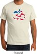 Mens Yoga Shirt Patriotic Om Organic Tee T-Shirt