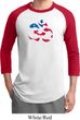 Mens Yoga Shirt Patriotic Om Raglan Tee T-Shirt