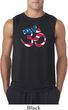 Mens Yoga Shirt Patriotic Om Sleeveless Tee T-Shirt