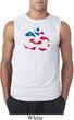 Mens Yoga Shirt Patriotic Om Sleeveless Tee T-Shirt