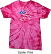 Mens Yoga Shirt Patriotic Om Spider Tie Dye Tee T-shirt