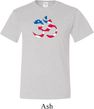 Mens Yoga Shirt Patriotic Om Tall Tee T-Shirt
