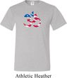 Mens Yoga Shirt Patriotic Om Tall Tee T-Shirt