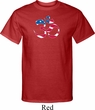 Mens Yoga Shirt Patriotic Om Tall Tee T-Shirt