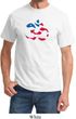 Mens Yoga Shirt Patriotic Om Tee T-Shirt