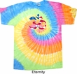 Mens Yoga Shirt Patriotic Om Tie Dye Tee T-shirt