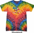 Mens Yoga Shirt Patriotic Om Tie Dye Tee T-shirt