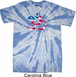 Mens Yoga Shirt Patriotic Om Twist Tie Dye Tee T-shirt