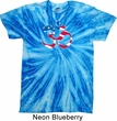 Mens Yoga Shirt Patriotic Om Twist Tie Dye Tee T-shirt