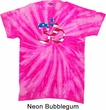 Mens Yoga Shirt Patriotic Om Twist Tie Dye Tee T-shirt