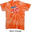Mens Yoga Shirt Patriotic Om Twist Tie Dye Tee T-shirt