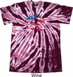 Mens Yoga Shirt Patriotic Om Twist Tie Dye Tee T-shirt