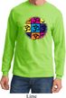 Mens Yoga Shirt Pop Art Om Long Sleeve Tee T-Shirt