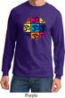 Mens Yoga Shirt Pop Art Om Long Sleeve Tee T-Shirt