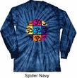 Mens Yoga Shirt Pop Art Om Long Sleeve Tie Dye Tee T-shirt