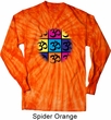 Mens Yoga Shirt Pop Art Om Long Sleeve Tie Dye Tee T-shirt