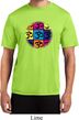 Mens Yoga Shirt Pop Art Om Moisture Wicking Tee T-Shirt