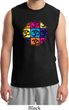 Mens Yoga Shirt Pop Art Om Muscle Tee T-Shirt